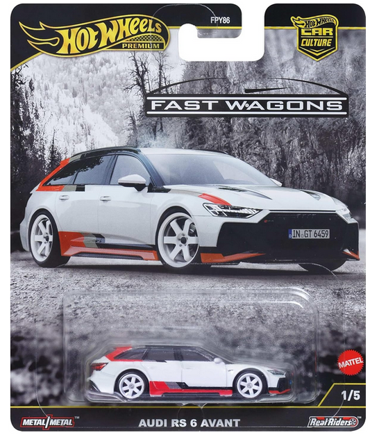 Hot Wheels Premium Audi RS 6 Avant Fast Wagons Car Culture