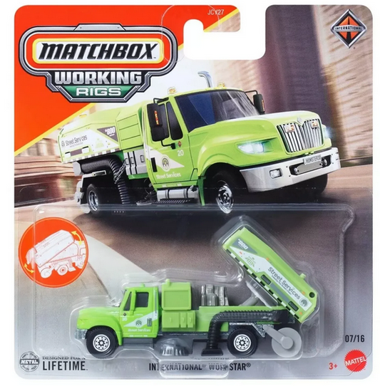 MATCHBOX INTERNATIONAL STREET CLEANER WORKING RIGS 2025