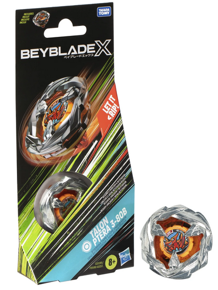 Beyblade X Talon Ptera 3-80B Booster Pack Set with Stamina Type Battling Top
