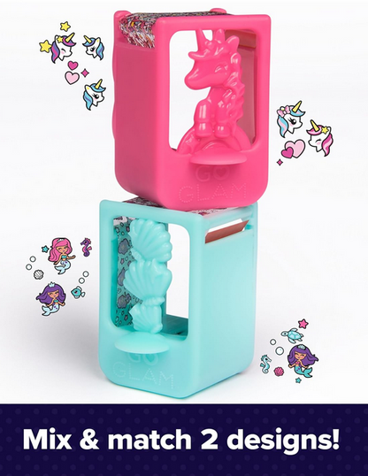 Cool Maker, GO Glam Nail Kit Refill, Unicorn & Mermaid Designs, Style 80 Nails (Packaging May Vary), Arts and Crafts Kids Toys for Ages 7 and up