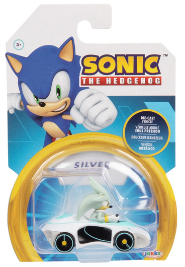 Sonic Die-Cast Vehicle Wave 2 - Silver the Hedgehog - Lightron
