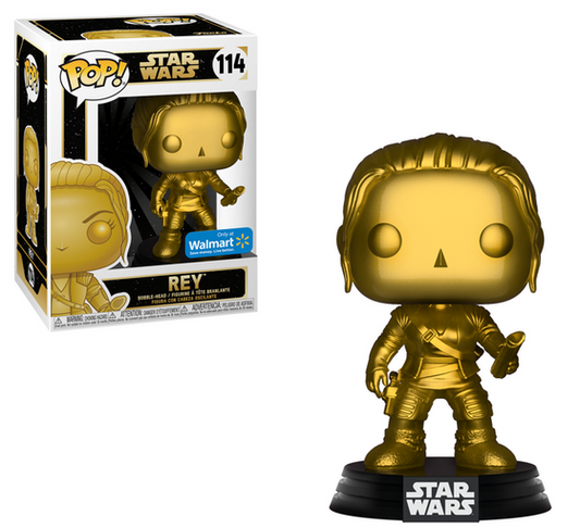 Funko POP REY Star Wars Collectible Adult Gold Metallic 114
