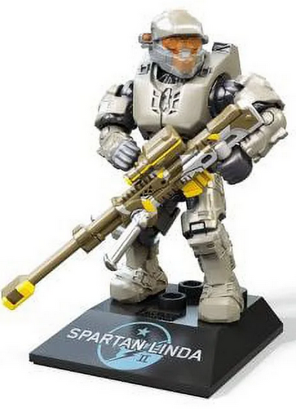 Halo Optics Heroes Series 15 Spartan Linda-058 Mini Figure, 8+ Years, 0.7 oz