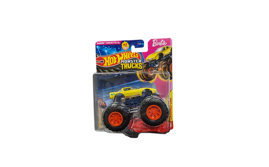 Hot Wheels Monster Truck Barbie Corvette XL