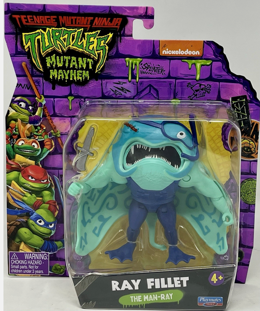 Teenage Mutant Ninja Turtles Mutant Mayhem Ray Fillet Action Figure