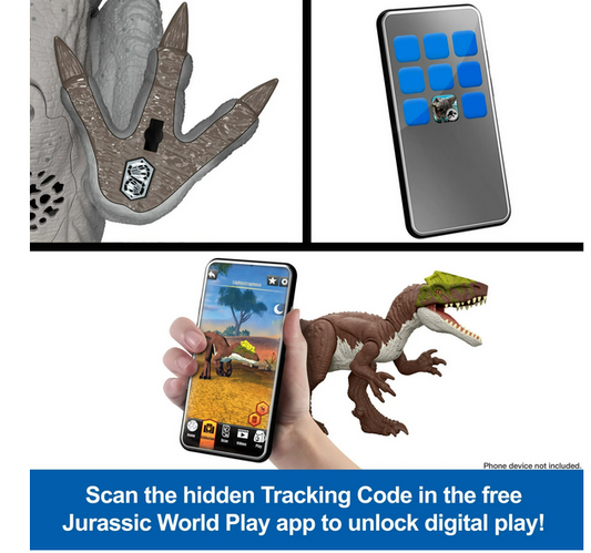 Jurassic World Rebirth Frenzy Pack Iani Dinosaur Figure, Authentic Toy, Digital Play