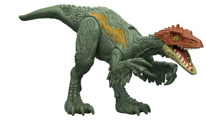 Jurassic World Rebirth Frenzy Pack Archaeornithomimus Dinosaur Figure, Authentic Toy, Digital Play