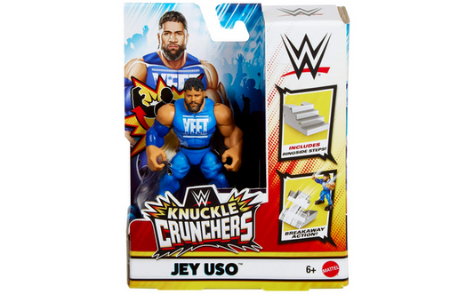 WWE Jey USO Knuckle Crunchers 5 Toy Wrestling Action Figure