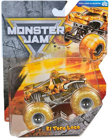 Monster Jam 2025 Official 1:65 Diecast Truck Series 42 Collide-A-Scope El Toro Loco