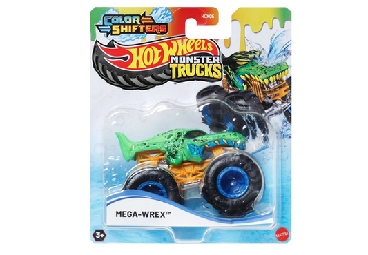 Hot Wheels Monster Trucks Color Shifters Mega Wrex, 1:64 Scale, 2025