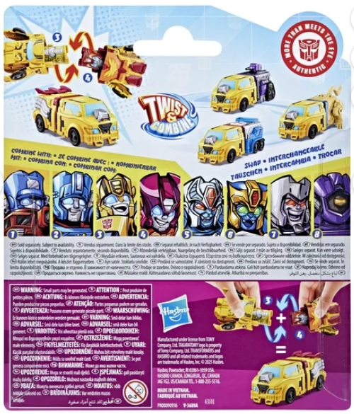 Transformers Toys Swapticons Bumblebee and Autobot Hot Rod Action Figures, 5+