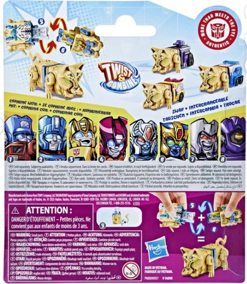 Transformers Toys Swapticons Cheetor and Tigatron Action Figures, 5+