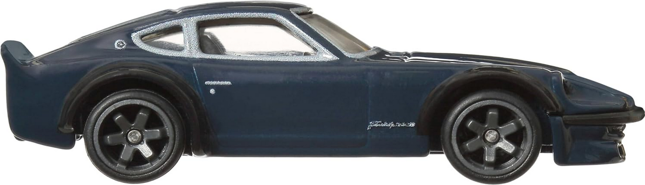 Hot Wheels Nissan Fairlady Z Premium Car Culture Collectible Toy Car, 1:64 Scale Die-Cast , Japan Historics 4 Vehicle with Real Riders Tires