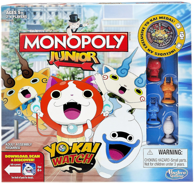 Hasbro Gaming B6494 Monopoly Junior: Yo-kai Watch Edition