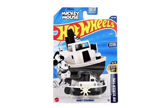 Disney Hot Wheels Steamboat Die Cast Vehicle