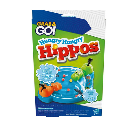 Hasbro Hungry Hungry Hippos Grab and Go Board Games