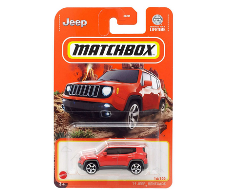 Matchbox '19 Jeep Renegade Diecast Car