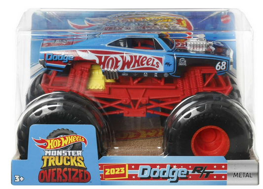 Hot Wheels Monster Trucks Dodge R/T Oversized Monster Truck in 1:24 Scale