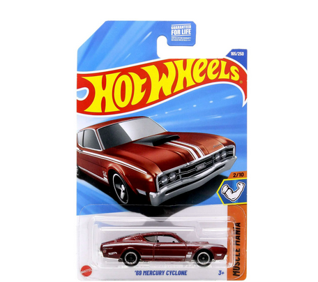 Hot Wheels HW Muscle Mania '69 Mercury Cyclone Diecast Car