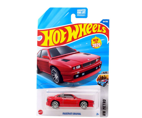 Hot Wheels Maserati Shamal [Red]