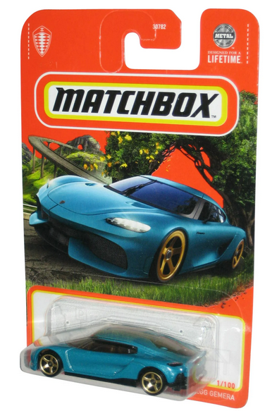 Matchbox Koenigsegg Gemera [Aqua] Blue 1/100