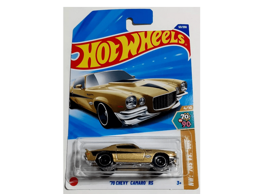 2025 HOT WHEELS 70 CHEVY CAMARO RS GOLD
