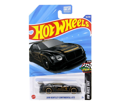 Hero image 0 of Hot Wheels HW Race Day 2018 Bentley Continental GT3 Diecast Car, 0 of 1 Mattel Hot Wheels HW Race Day 2018 Bentley Continental GT3 Diecast Car