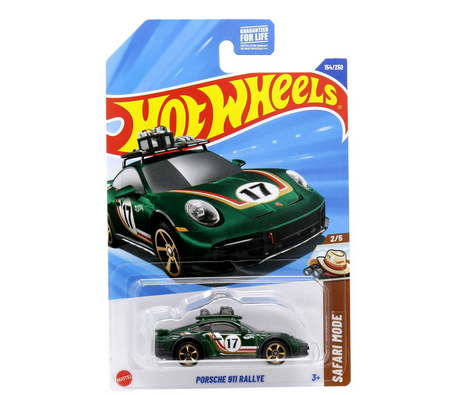 Hot Wheels Safari Mode Porsche 911 Rallye