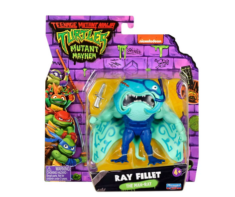 Teenage Mutant Ninja Turtles: Mutant Mayhem Ray Fillet, The Man-Ray Action Figure