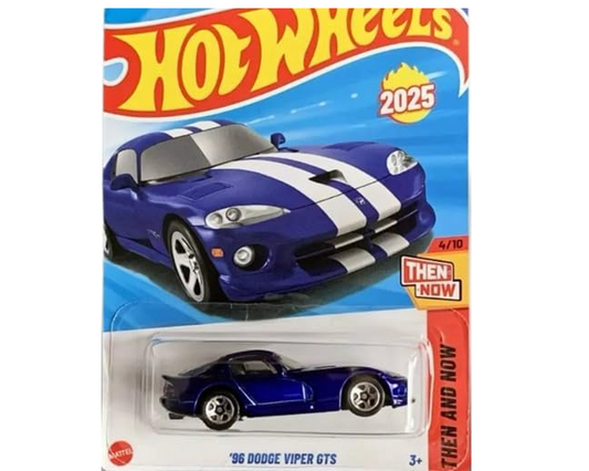 Hot Wheels '96 Dodge Viper GTS Blue