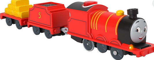 Thomas & Friends Motorized Toy Train Talking James Battery-Powered Engine