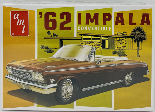 AMT 1/25 Scale 1962 Chevy Impala SS Convertible Plastic Model Kit AMT1355M