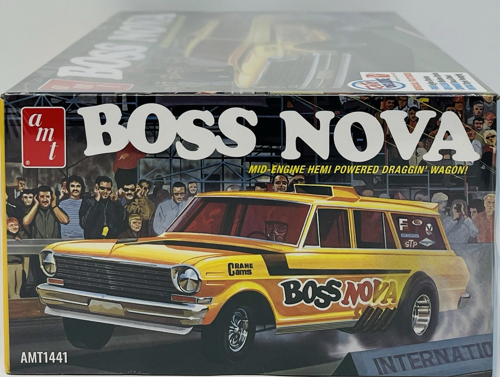 AMT BOSS NOVA Funny Car 1/25 Scale Model Car Skill 2 Model Kit AMT1441