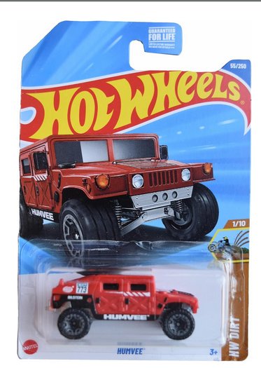 Hot Wheels Humvee, HW Dirt Red
