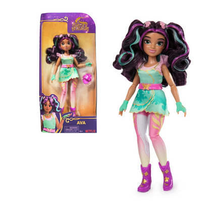 Unicorn Academy, Ava Doll with 7 Fashion Accessories, 9.5”, Toys for Girls Ages 4+