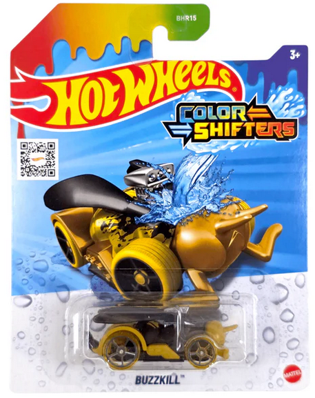 Hot Wheels Color Shifters Buzzkill Gold & Black