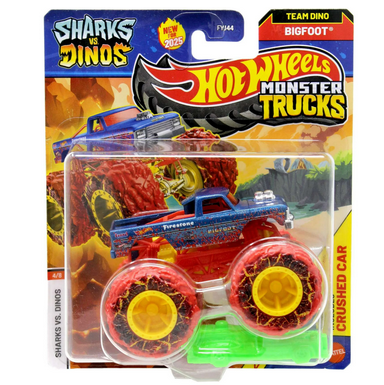 Hot Wheels Sharks vs. Dinos Bigfoot Diecast Car