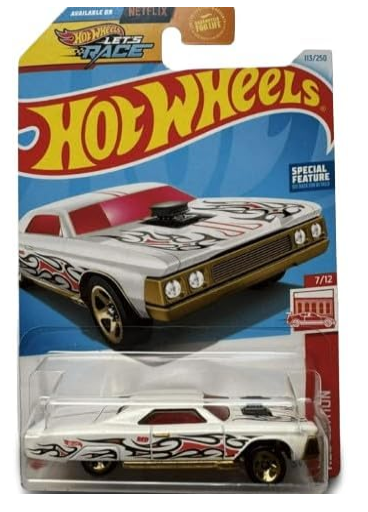 Hot Wheels Layin' Lowrider, Red Edition White