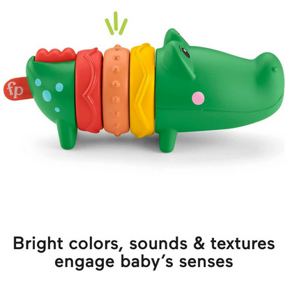 Fisher Price Clicker Alligator 6+ Months Rattles, Clicks & Turns