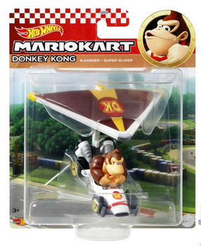 Hot Wheels Mario Kart Donkey Kong B-Basher and Super Glider