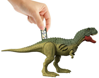 Jurassic World Dominion Extreme Damage Quilmesaurus Dinosaur Action Figure Toy, Battle Play