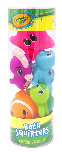 Crayola Bath Squirters Assorted Bath Care, 5 Count