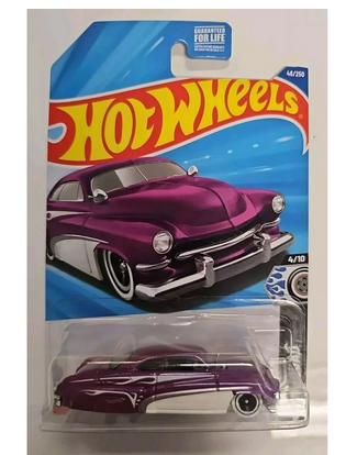 Hot Wheels Hirohata Merc Purple #48, HW Rod Squad