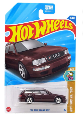 Hot Wheels HW: '70s vs. '90s '94 Audi Avant RS2 Diecast Car