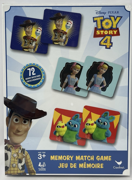 Disney Pixar Toy Story 4 Memory Match Card Game