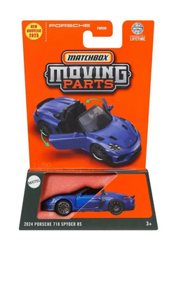 Matchbox 2024 Porsche 718 Spyder RS Moving Parts 2025