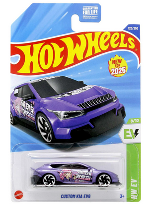 Hot Wheels HW EV Custom Kia EV6 Diecast Car