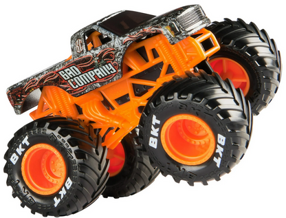 Monster Jam, Bad Company Monster Trucks, 1:64 Die-Cast Vehicle, for Ages 3 and up