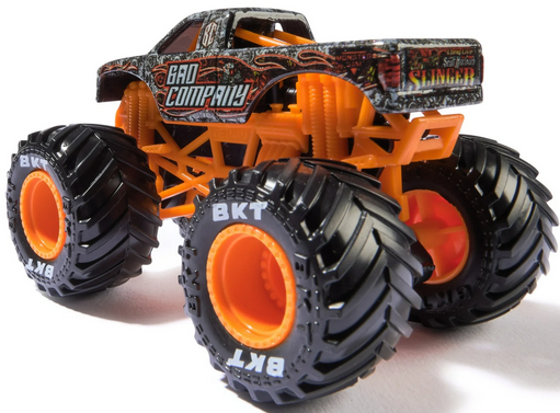 Monster Jam, Bad Company Monster Trucks, 1:64 Die-Cast Vehicle, for Ages 3 and up