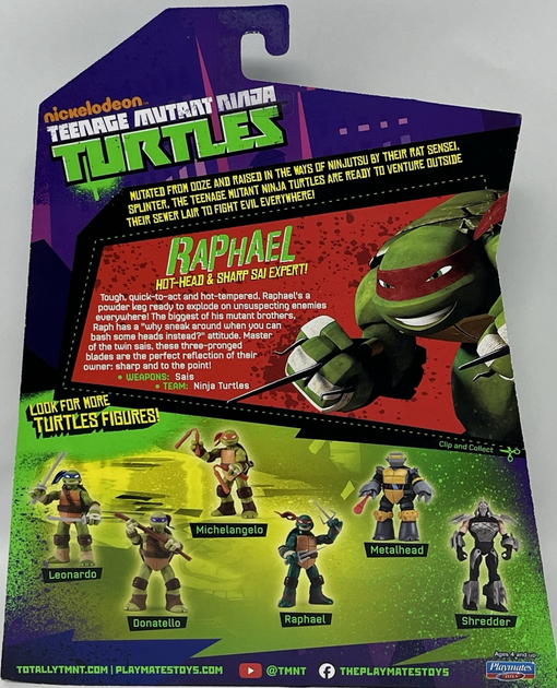 Teenage Mutant Ninja Turtles Raphael Action Figure 2012 Reissue 2024